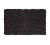 Five - Alfombra de baño Negro Oruga Maxi Confort 50 x 80 cm