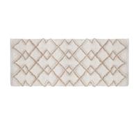 Five - Alfombrilla de baño (algodón, 50 x 120 cm), diseño étnico, Color Gris