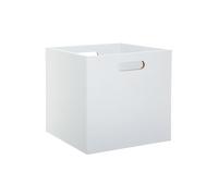 5five - cesta de madera "mix n modul" 31x31cm blanca