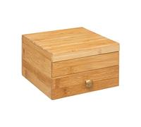 FIVE Caja Cuadrada de bambú para Joyas