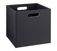 Five - Caja de Almacenamiento de Madera, 31 x 31 cm, Color Gris