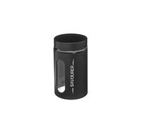 FIVE - Caja de metal negro y vidrio UBLO 900 ml