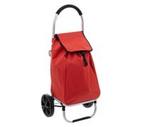 Five - Carrito de Compras Plegable de Aluminio con 2 Ruedas, Gran Capacidad, 51 L, Rosa nacarado