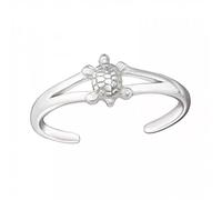 FIVE-D Anillo para dedo del pie, tortuga, plata de ley 925, Plata de ley