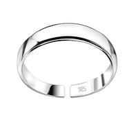 FIVE-D Anillo para mujer, plata de ley 925, Plata de ley, Sin piedra preciosa