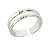 FIVE-D Anillo para mujer, plata de ley 925, Plata de ley, Sin piedra preciosa