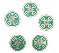 Five Elements - Juego de discos de energía de polarización para alivio natural del dolor y bienestar, oscilación multionda, pistas de cobre para dolor de cabeza, dolor muscular, 10 cm de diámetro
