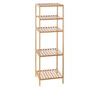 Five - Estantería de Almacenamiento de bambú con 4 bandejas y 1 Bandeja Modular para un Almacenamiento Inteligente y óptimo, Multiusos, exótico y Zen