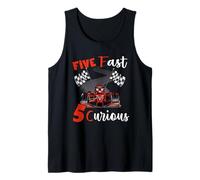 Five Fast 5 Curious Years - Racing Five Fast Birthday Camiseta sin Mangas