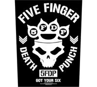 Five Finger Death Punch Got your six Unisex Parche Espalda multicolor 100% poliéster