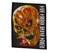Five Finger Death Punch Parche de calavera de Blood FFDP, tejido y con licencia.