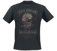 Five Finger Death Punch Wicked Hombre Camiseta Negro 3XL 100% algodón Regular