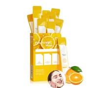 Five Fold VC Bulles Mask,Blackhead Remover Purifying Masque,Porenreiniger Rost,Gesichtsmaske Frauen et Männer,Centella Asiatica and Niacinamide, Hydrate Mejora Rough Skin, Smooth Complexion, 12pcs