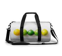 Five Fresh Limes in A Row - Bolsa de viaje para gimnasio para mujeres y hombres, bolsa de lona cilíndrica con correa para el hombro