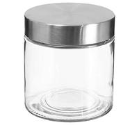 5five - tarro de cristal con tapa de acero inoxidable "nixo" 0,75l