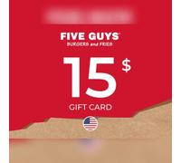 Five Guys Gift Card 15 USD Key - UNITED STATES