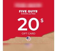 Five Guys Gift Card 20 USD Key - UNITED STATES