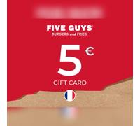 Five Guys Gift Card 5 EUR Key - FRANCE