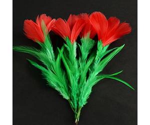 Five in One Flower - Trucos de magia de plumas, flor de una pluma a cinco trucos, accesorios de comedia, accesorios que aparecen mágicos