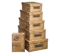 Five - Juego de 6 cajas efecto cajón