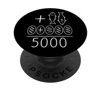 Five Loaves Two Fish Feeding The 5000 Jesus Miracle PopSockets PopGrip Adhesivo