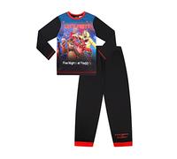 FIVE NIGHTS AT FREDDY'S Conjunto de pijama largo, Negro, 8-9 años