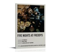 Five Nights at Freddy's (película) lienzo para pared, pósteres para el hogar, son adecuados para dormitorio, comedor y sala de estar. Hermosas obras de arte son un gran regalo para amigos. Estilo