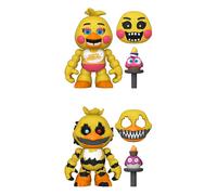 Five Nights At Freddy's Snap Action Figures Nightmare Chica & Toy Chica 9 Cm Fun