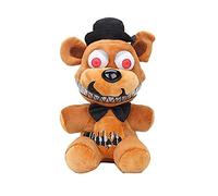 Five Nights Game muñeco de Peluche Foxy Bonnie Chica Golden Bear Lindos muñecos de Peluche Suaves, Regalos coleccionables para fanáticos de FNAF (Nightmare Freddy)