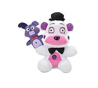 Five Nights Game muñeco de Peluche Foxy Bonnie Chica Golden Bear Lindos muñecos de Peluche Suaves, Regalos coleccionables para fanáticos de FNAF (Funtime Freddy)