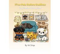 Five Pets Before Bedtime: Coloring Book of Pets