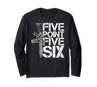 Five Point Five Six AR15 - Camisa de Rifle M4 de 5,56 mm Manga Larga