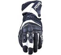 Five RFX4 EVO Guantes de moto, negro-blanco, tamaño M para Hombres