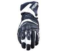 Five RFX4 EVO Guantes de moto, negro-blanco, tamaño M para Hombres