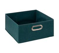 Five - Scatola portaoggetti, 31 x 31 x 15 cm, colore: Blu petrolio