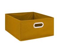 Five - Scatola portaoggetti, 31 x 31 x 15 cm, colore: Giallo senape