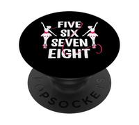 Five Six Seven Eight Ballet Bailarina PopSockets PopGrip Adhesivo