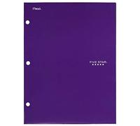 Five Star Carpeta de 4 bolsillos (púrpura)