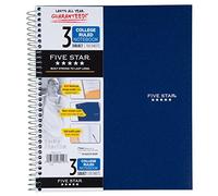 Five StarÂ Cuaderno de Espiral Doble, Colegio Regla, 3 Tema 150 Hojas