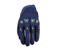 FIVE STUNT EVO 2 azul amarillo fluor con protecciones nudillos - Color: AZUL, Talla: Talla S