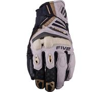 Five TFX1 Airflow, guantes M male Gris Claro/Beige/Negro/Marrón