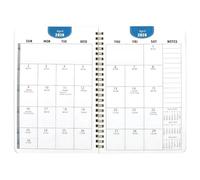 Five Year Planner Notebook, 2027 2031 Annual Agendas, Reading Notes Cover | Annual Five Year Planner, 2027 2031 Agenda with Reading Cover, 5.5x8.3 Inch, for Holidays, Appointments, Planning and Notes