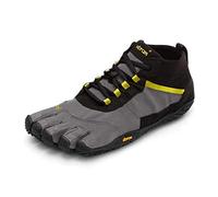 Vibram V-Trek, Zapatillas Mujer, Negro/Gris/Citronelle, 37 EU