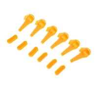 fivekim 12 Piezas Neumático Cambiador de neumáticos Parte Montaje de Nylon Desmontaje Cabeza de Pato Insertar Protector de llanta Amarillo