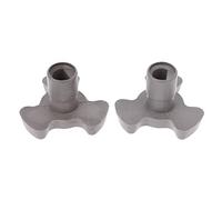 fivekim 2 piezas de 17 mm para hornos de microondas, guía de rodillo, soporte de bandeja acopladora, eje de horno microondas