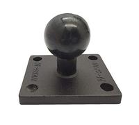 fivekim Alunum - Base cuadrada con cabeza de bola para Ram Mount forZumo Tom Square Navegación cabeza de bola fija negro