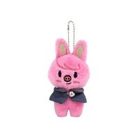FiveMileBro Stray Kids SKZOO Muñeco de peluche de 12 cm 'Magic School' llavero y colgante de mochila - Lindo juguete de peluche SKZOO coleccionable, cerdo, 1