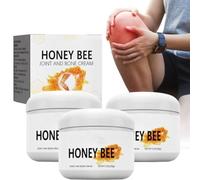 Fivfivgo Bee Venom Pain Cream with Australian Honey Bee Venom, Bee Venom Pain and Bone Healing Cream, Bee Venom Cream for Arthritis Pain, New Zealand Bee Venom Gel Provides for Back Neck Hands (3PCS)