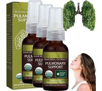 Fivfivgo Natural Spray for Lung and Respiratory Support 30ml, Herbal Cleansing Lung Spray, Lung Promotes Lung Strength, 4 Weeks Powerful Lung Support & Cleanse & Respiratory,Herbal Care Essence (3pcs)