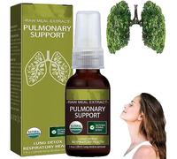 Fivfivgo Spray herbal natural para apoyo pulmonar y respiratorio, spray pulmonar de limpieza herbal, esencia herbal para la salud pulmonar, apoyo respiratorio y alivio de moco para respirar fácilmente